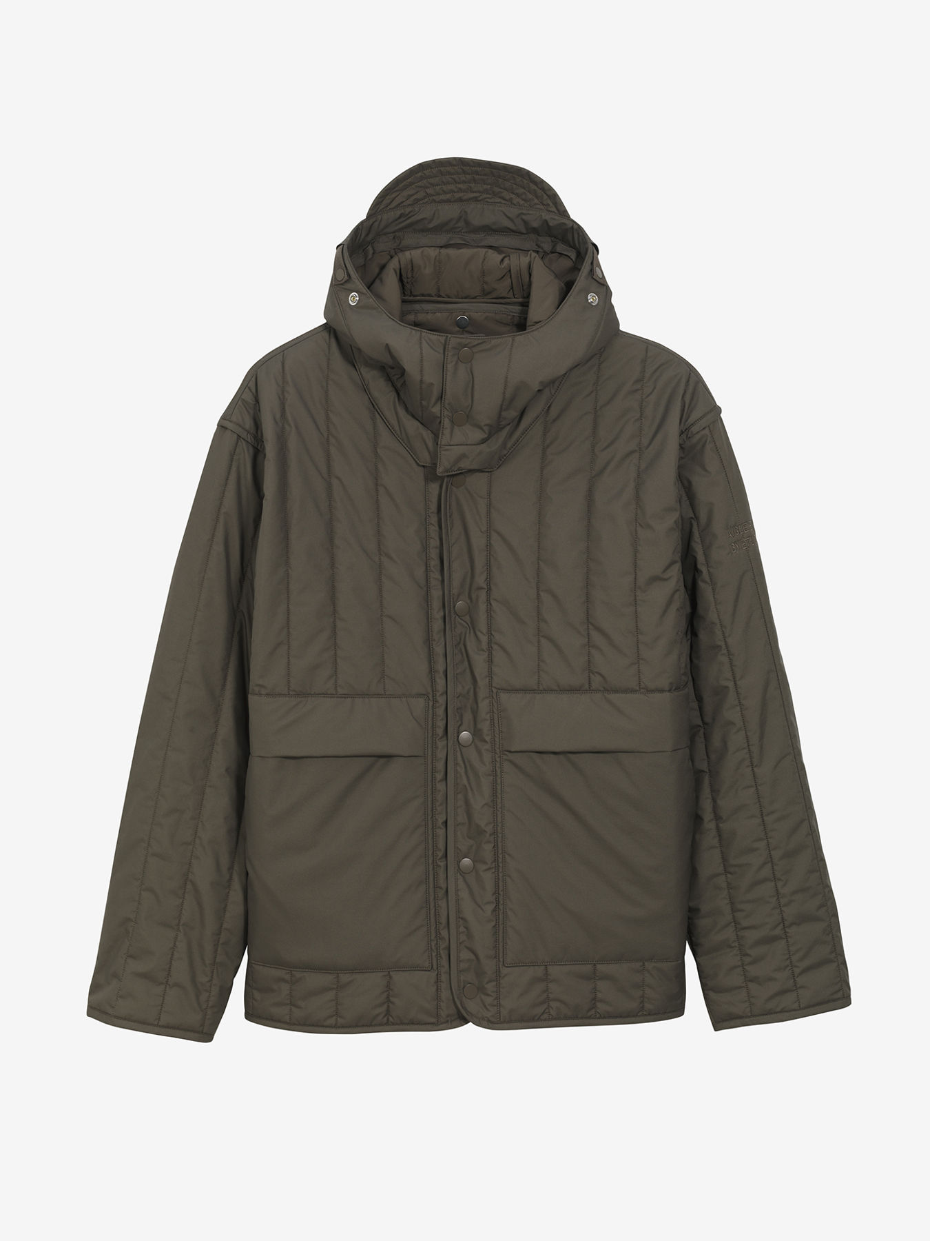 후드 퀼팅 자켓 Aigle Experience By Études Studio