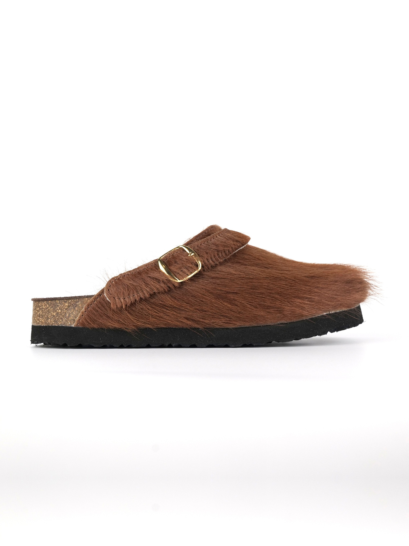 플러피 퍼 클로그 뮬_BROWN(3cm)