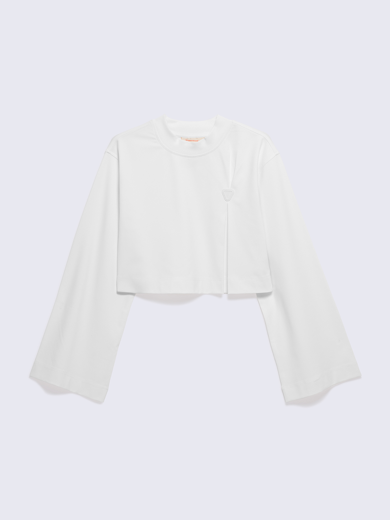 아바 크롭 티셔츠