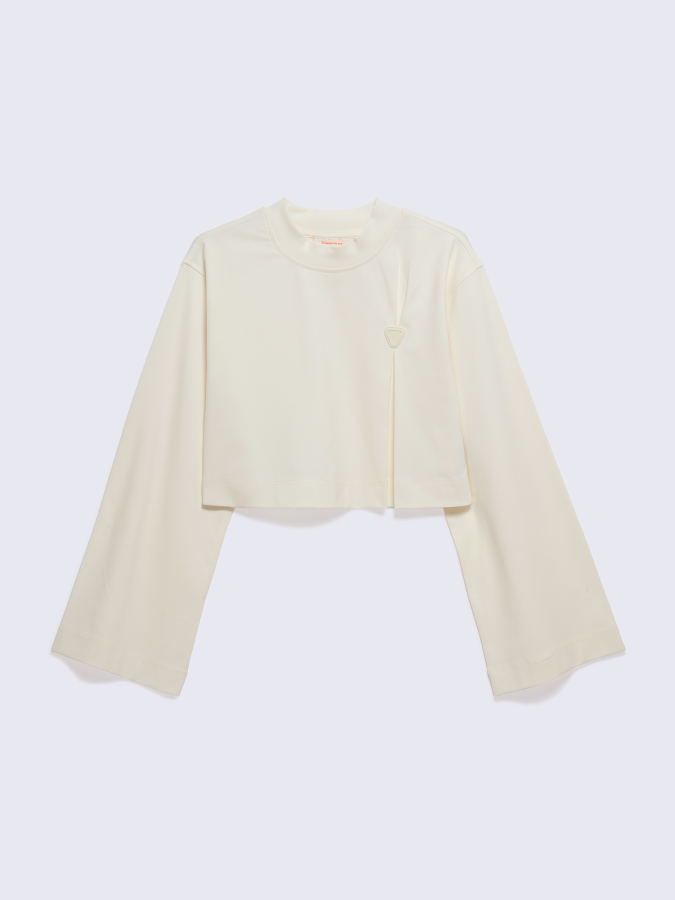 아바 크롭 티셔츠